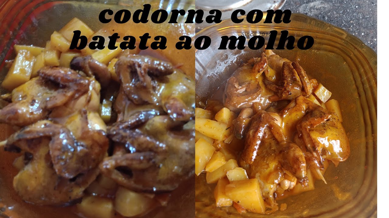 como preparar codorna ao molho