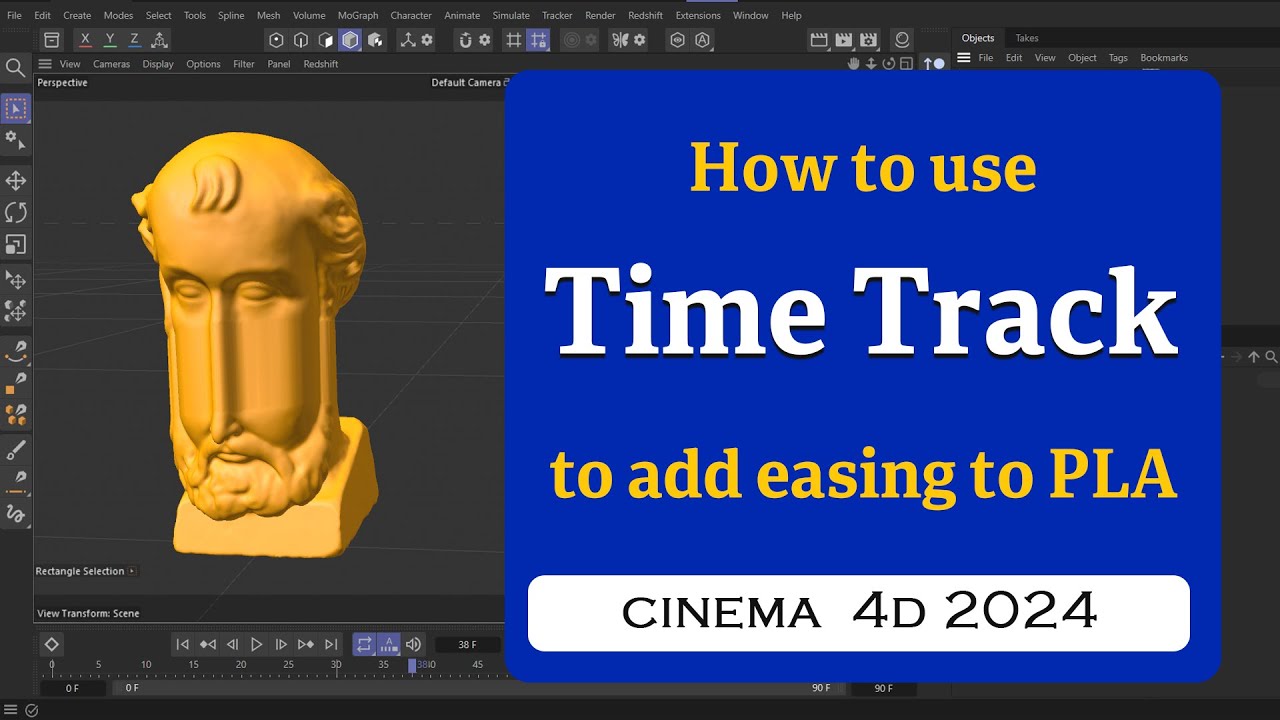 How to use Time Track to add easing to Point Level Animation in Cinema 4D 2024 @MaxonVFX ​