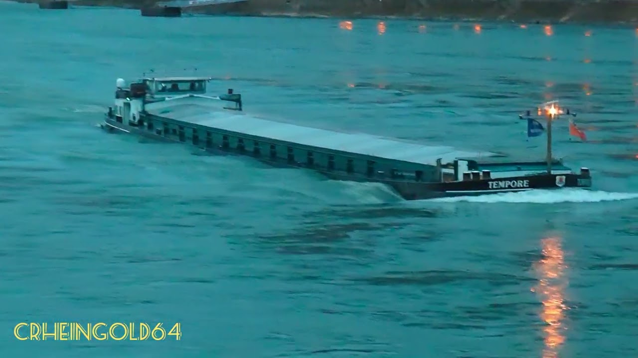 der Rhein Autobahn der Schiffe: Teil3 ,Schiffe am Tag und Abend ,Schiffe und Landschaft, Höhe Kaub