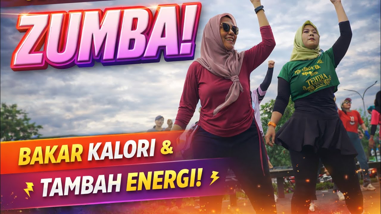 Zumba at Shila Sawangan | Full 1 jam bikin 