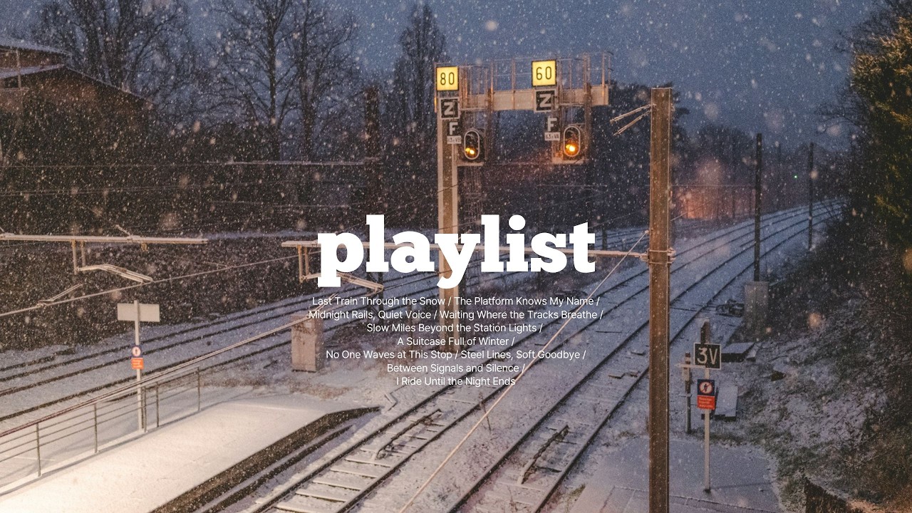 playlist 🎧 눈 덮인 철로 위🚃고요한 기차여행 재즈 | Cozy Tune · Winter Jazz · Vocal Jazz