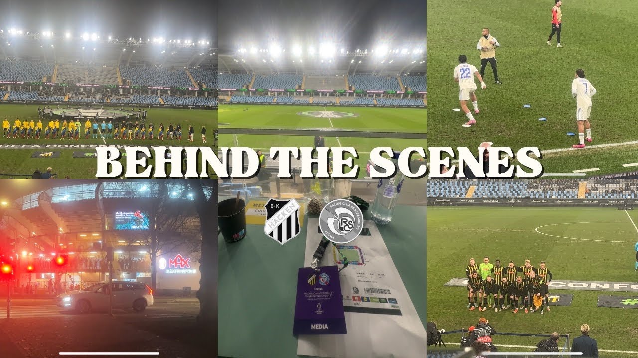 BK Häcken vs Strasbourg | Exclusive behind the scenes – UEFA Conference League.