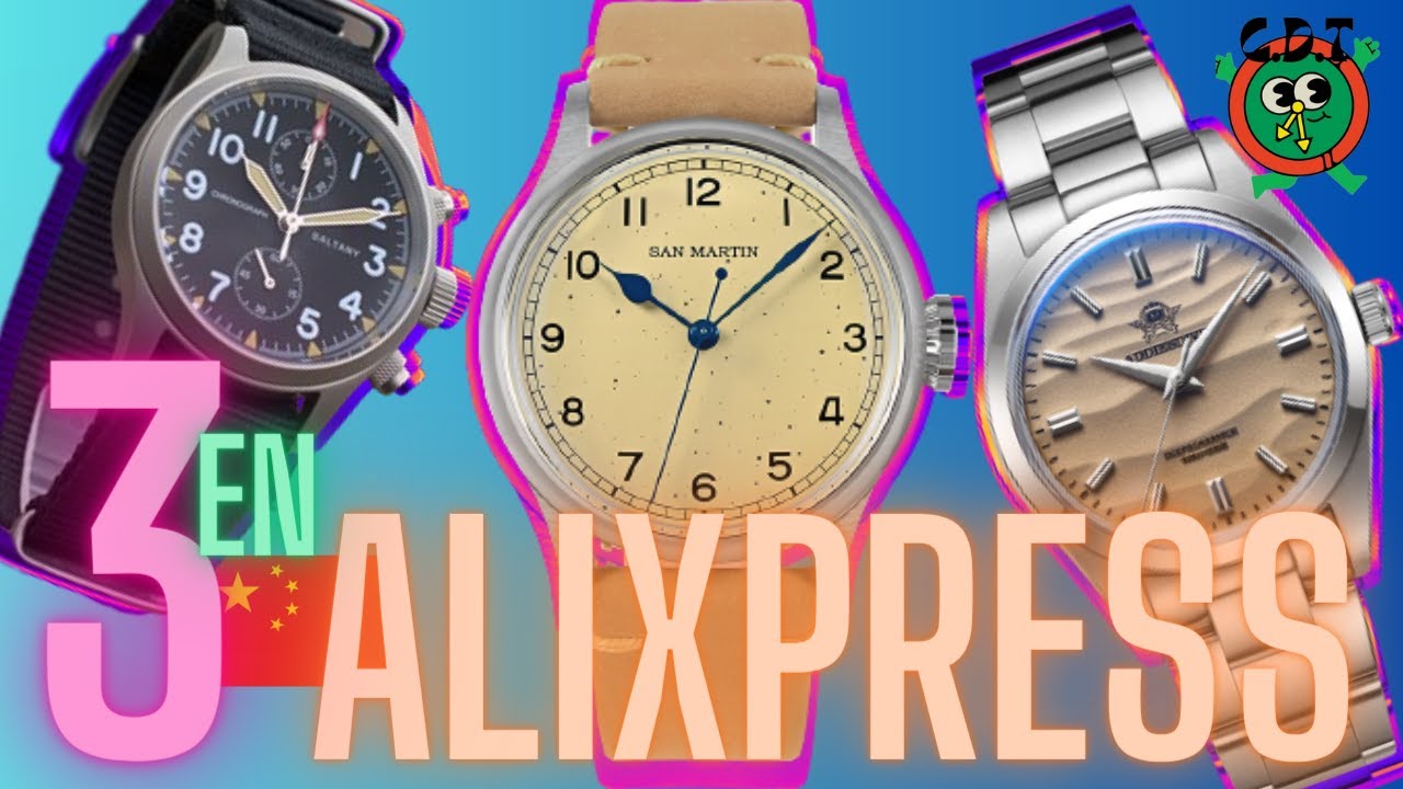 3 RELOJES (buenos) de ALIXPRESS