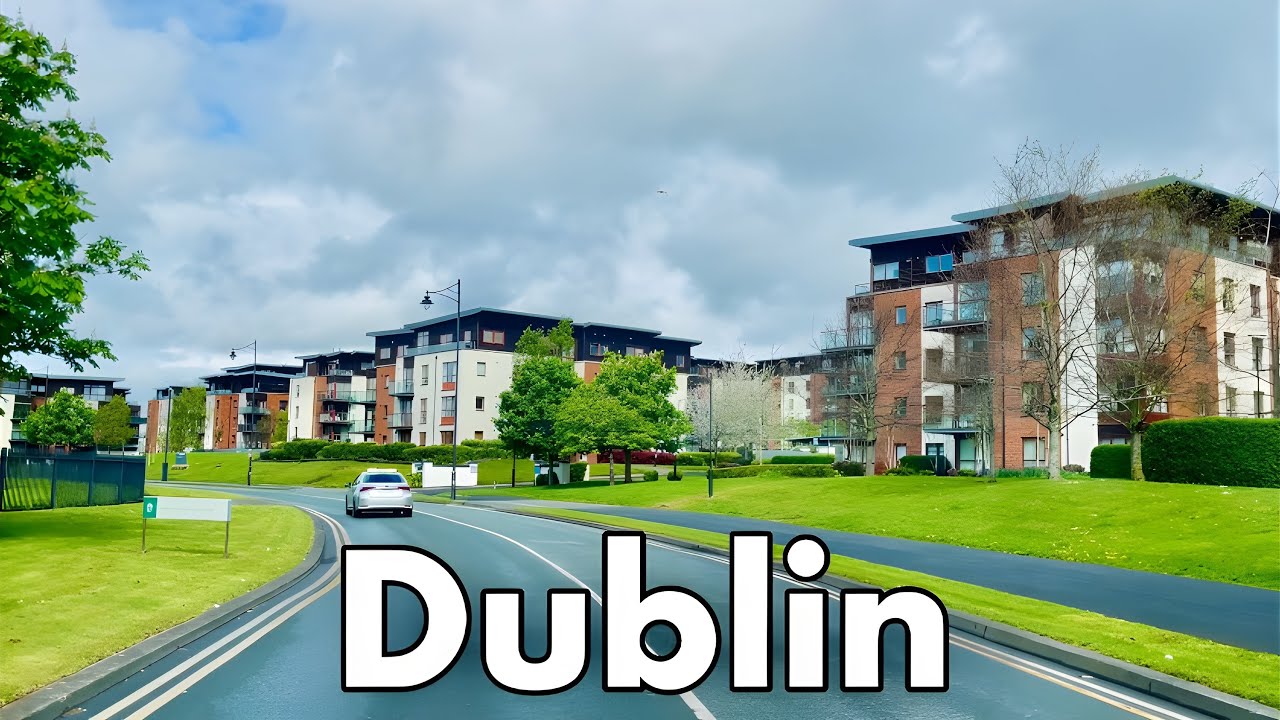 4k Driving Tour Dublin Ireland 2025 | Dublin Airport,  Swords Village | Dash Cam Ireland, UHD 60FPS