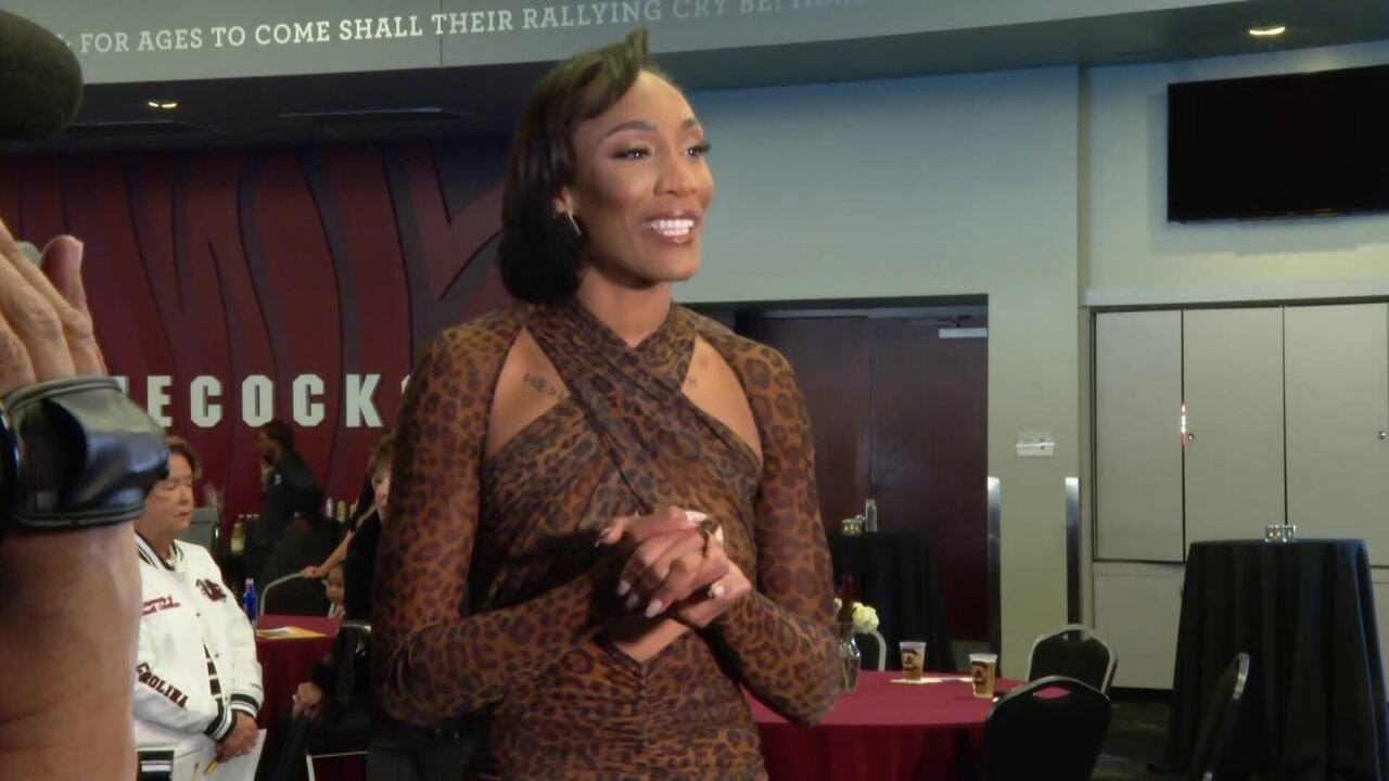 A’ja Wilson discusses South Carolina HOF induction