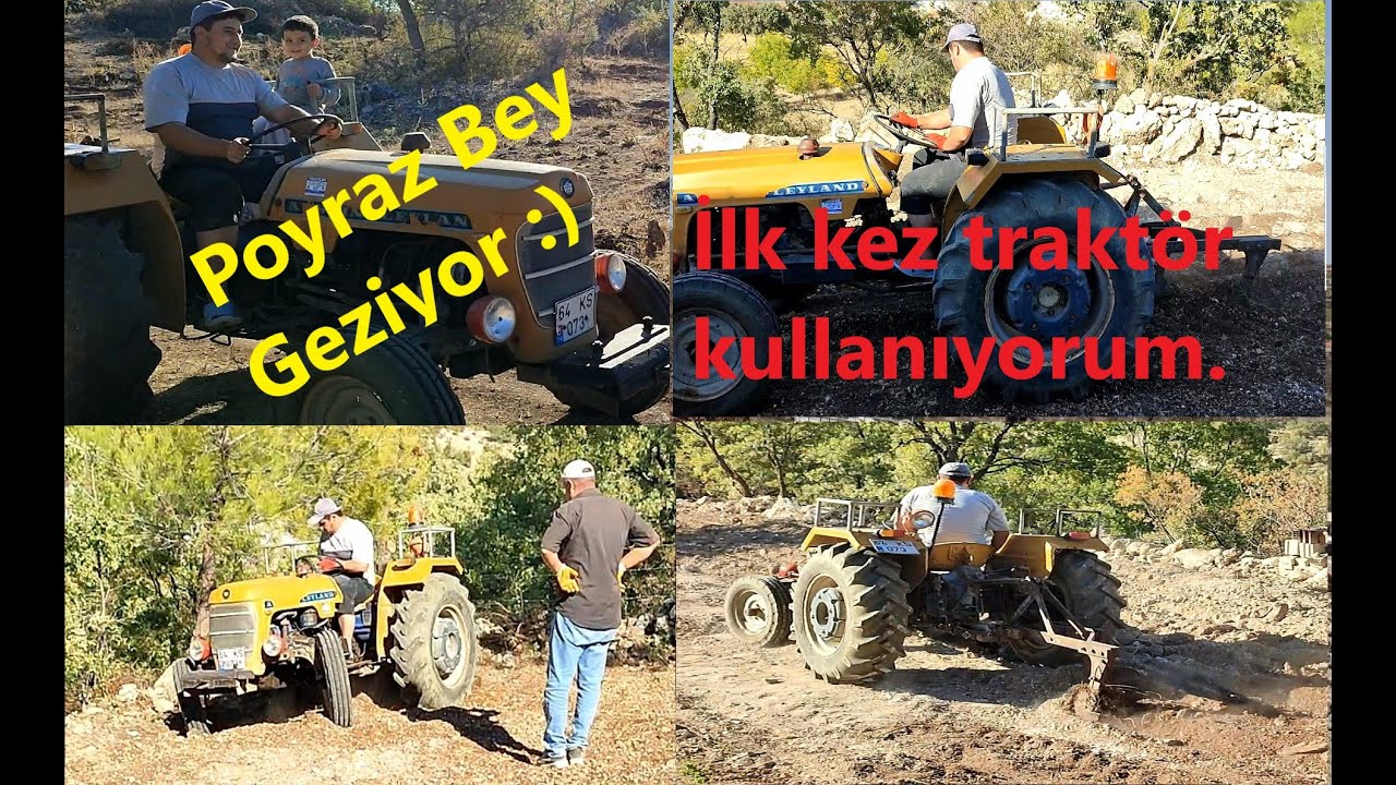 Leyland 175  Tarla Sürüm Performansı (Emektar). İlk kez traktör kullanıyorum ve tarla sürüyorum.
