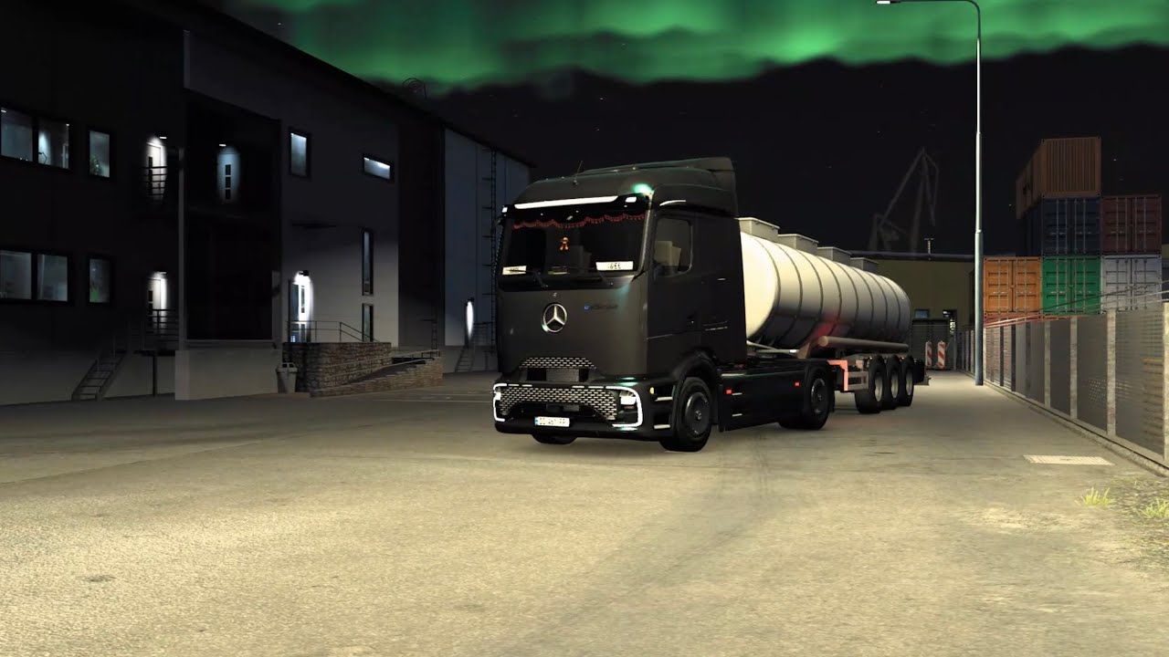 ETS2 (1.57) eActros von Narvik nach Karesuando (360km)
