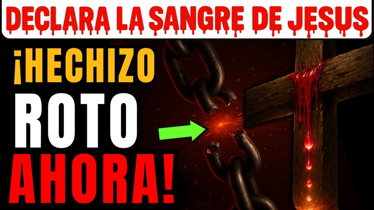 🔥Oración poderosa contra ATAQUES MALIGNOS, BRUJERÍA y DEMONIOS ¡La SANGRE DE JESÚS protegiendo