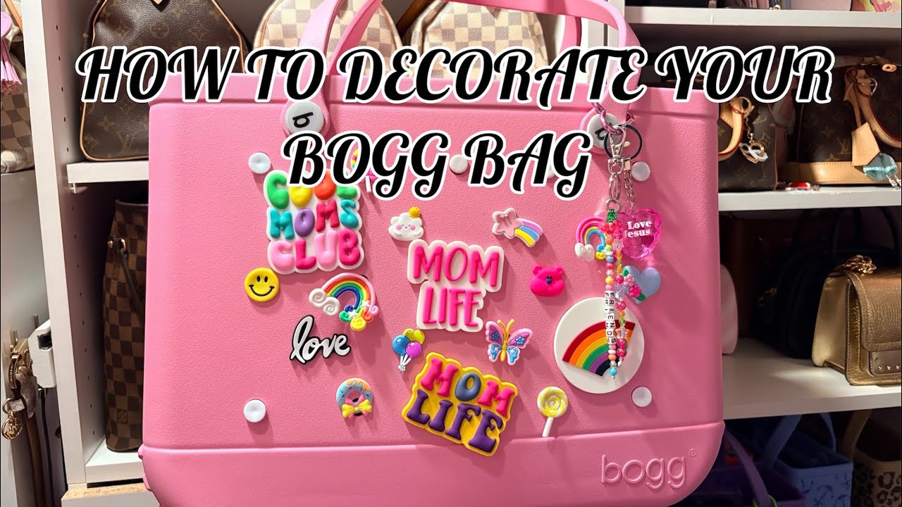 BOGG BAG BLOWING PINK BUBBLES HOW TO DECORATE YOUR BOGG BAG