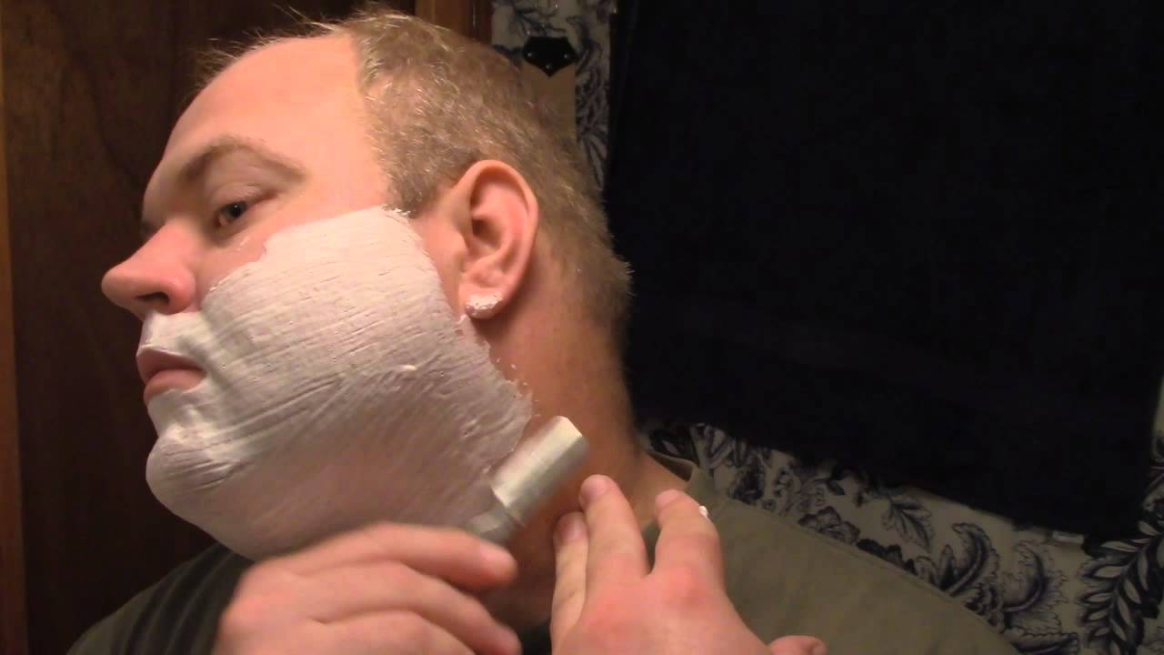 Friday night shavette shave.