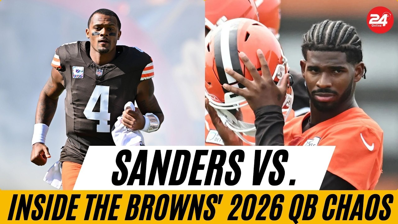 Sanders vs. Watson: Inside the Browns' 2026 Quarterback Chaos.