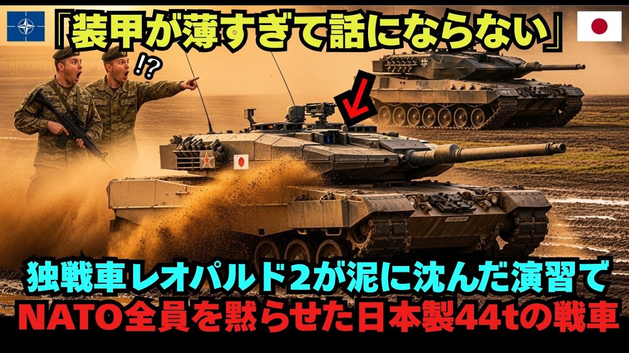 【真実日本】「日本の戦車？砂漠で溶けるだろ」NATO演習で世界が凍った10式の真実