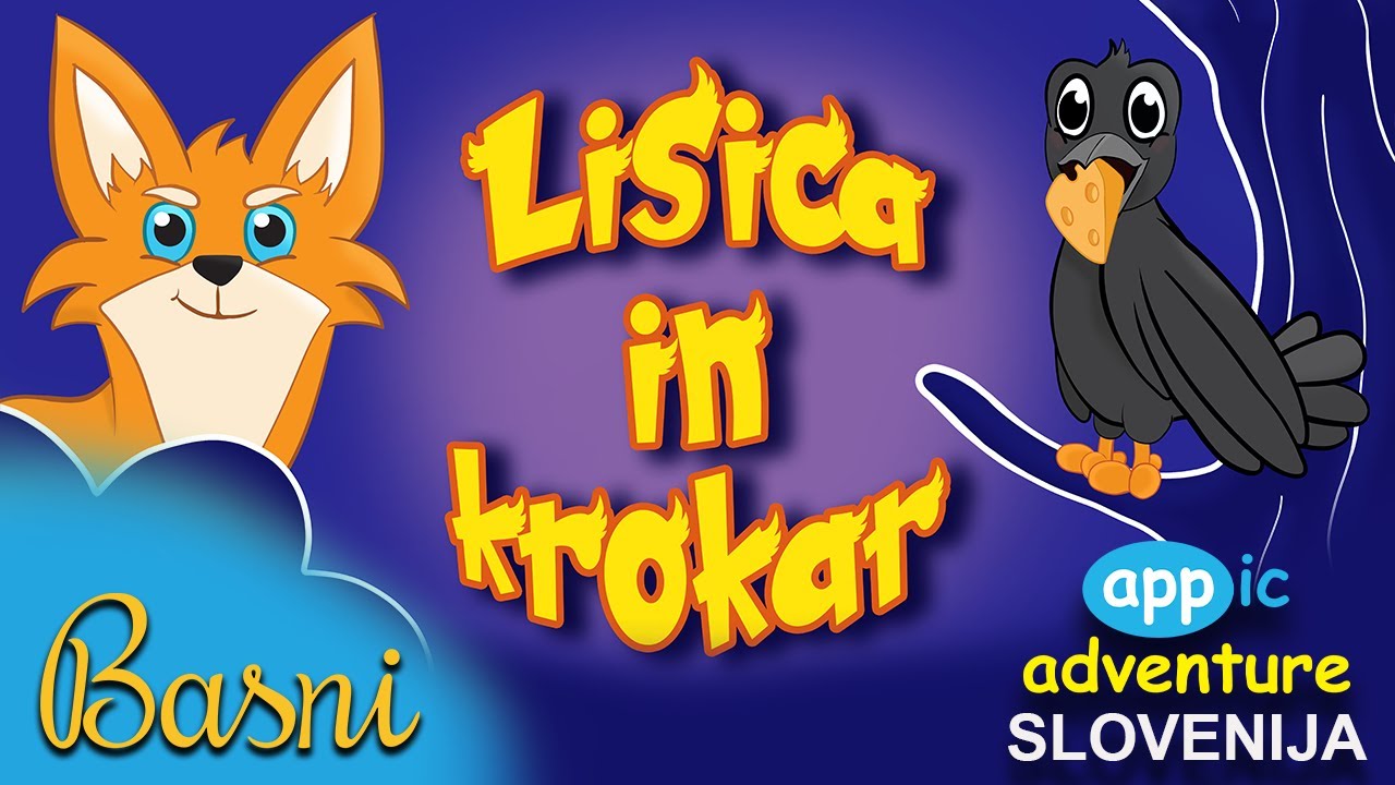 Basni - Lisica in Krokar
