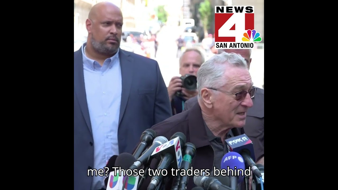 Robert De Niro Trades Blows with Heckler Outside Trump Trial