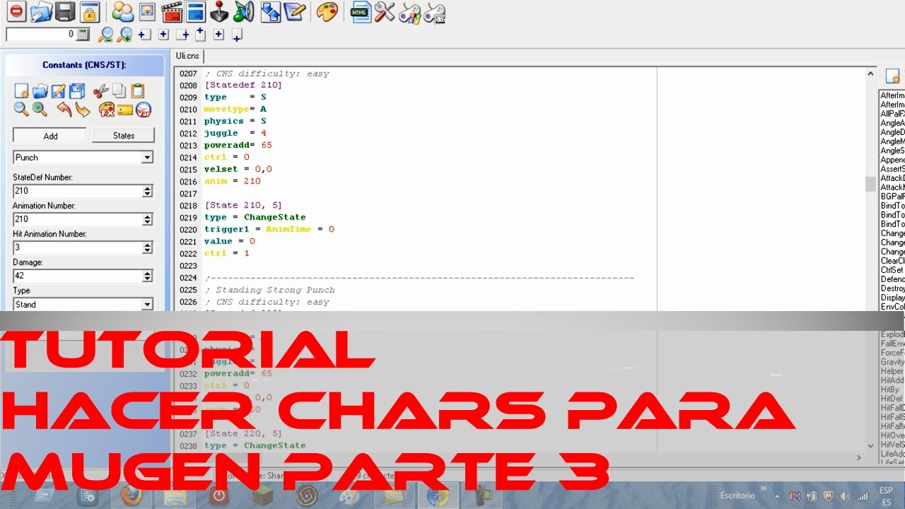 Fighter Factory - Crear un char para MUGEN - Parte 3/3