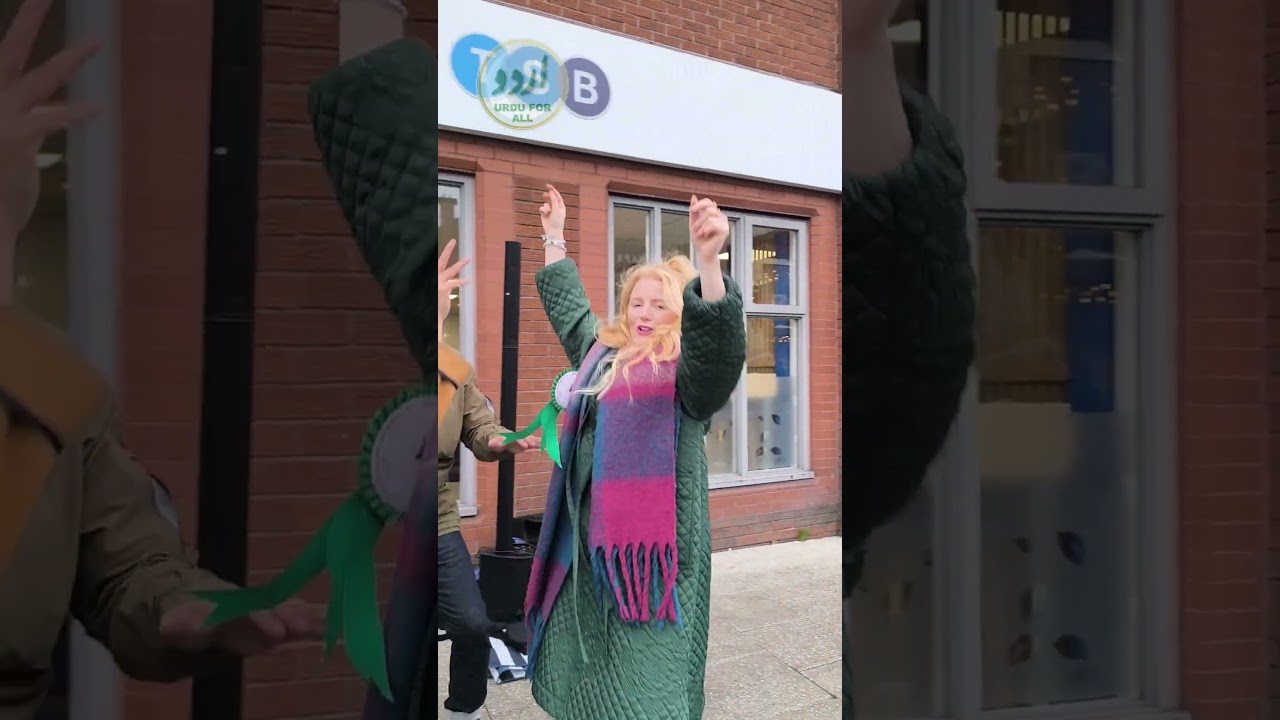 Hannah Spencer Elected as an MP #hannahspencer #greenparty #news #manchester #labour #reform