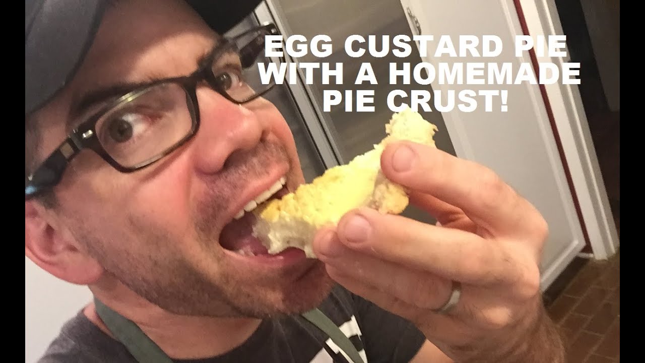 How To Make An Egg Custard Pie & Homemade Pie Crust Video (Chef Scott Peacock's Old Fashion Recipe)