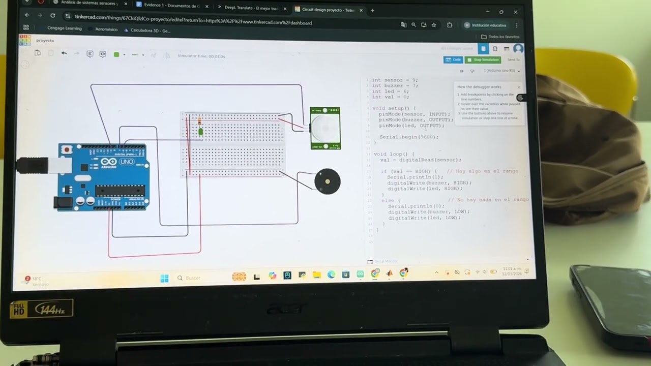 Activity 4. Simulation of a control system for the problem situation
