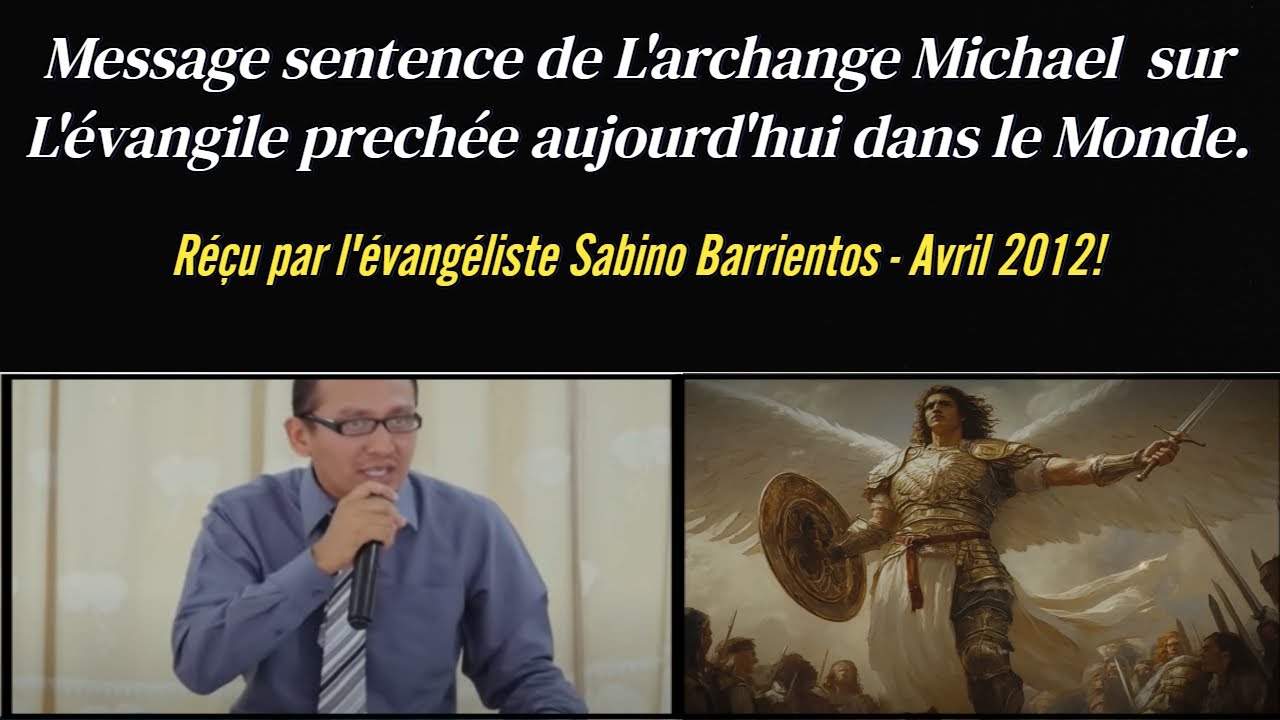 Xavi Barrientos  | Message de L'Archange Michael sur L'Évangile prechée Aujourd'hui dans leMonde