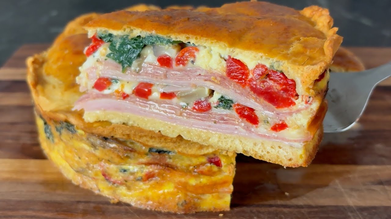 Baked Italian Brunch Torte, Delicious And Easy To Make!