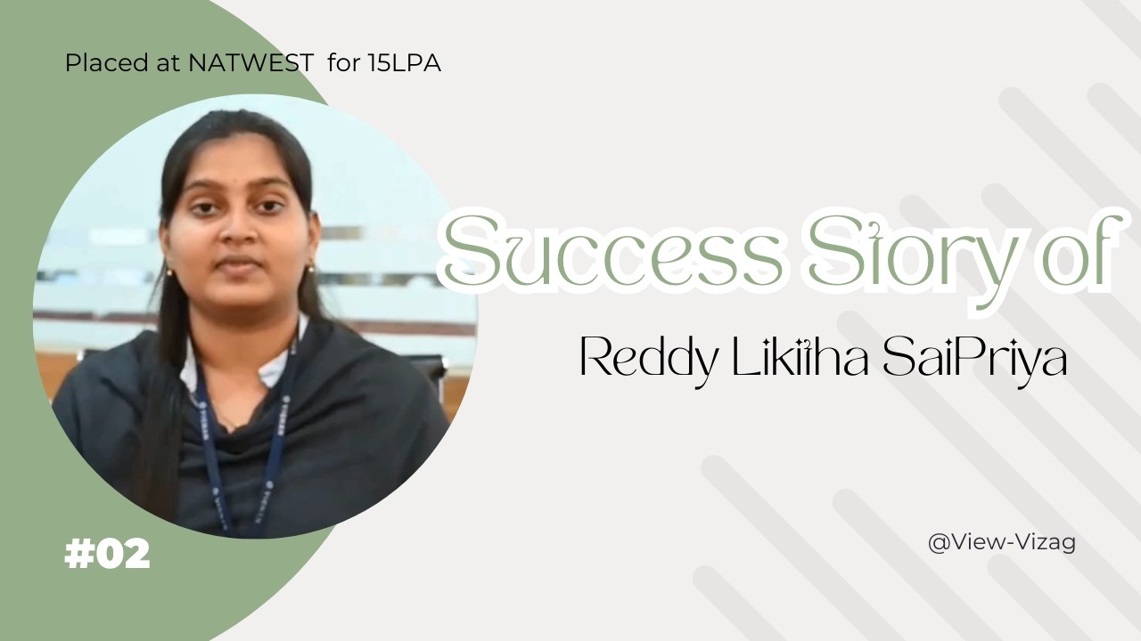 From Campus to NatWest | 15 LPA Placement Success Story | Vignan Women&rsquo;s