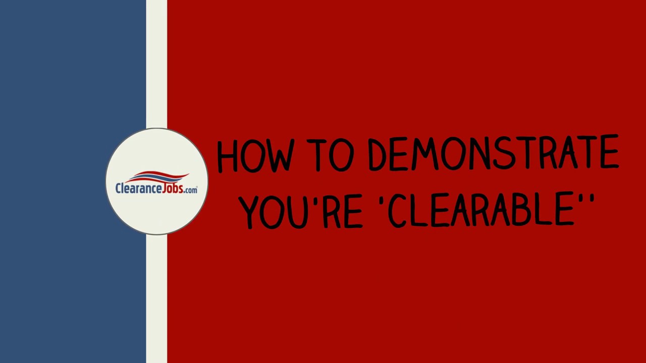 Applying for Security Clearance Jobs