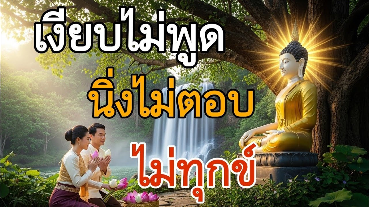 การนิ่งเฉยไม่ใช่การหนี แต่คือการไม่แบกทุกข์#รักษาใจด้วยธรรมะ#ธรรมะสอนใจ #ธรรมะก่อนนอน