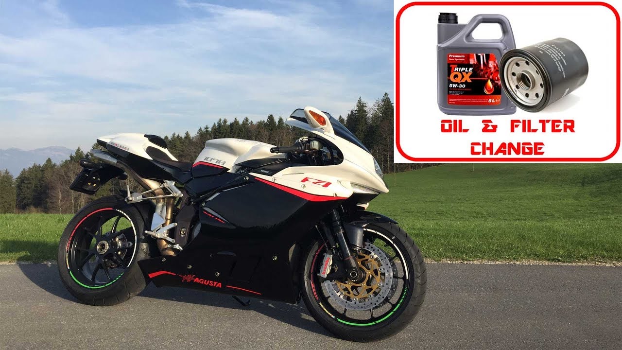 Mv Agusta F4 1078RR Oil & Filter change