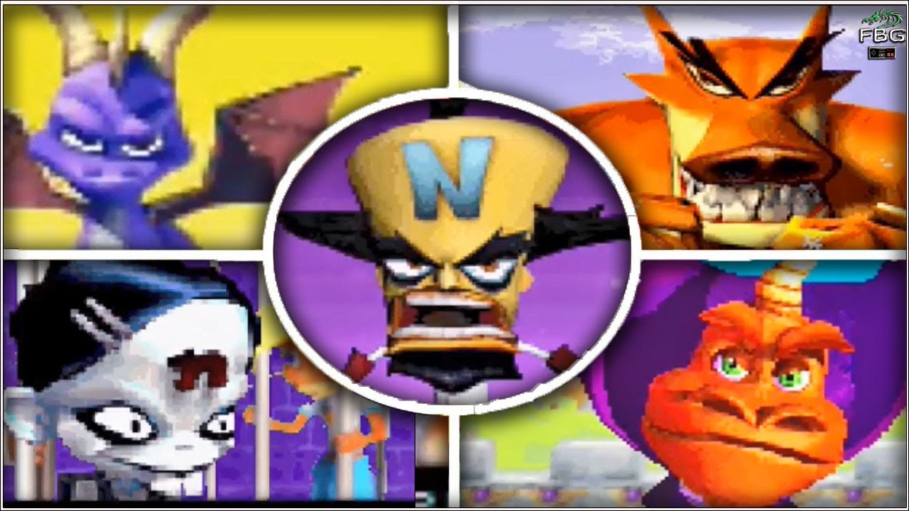 Crash Bandicoot Purple Riptos Rampage — все боссы