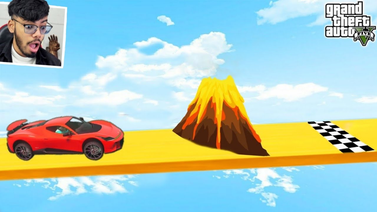 My Subscriber Made This 00.0099% Impossible Parkour Race And Challenged Me in GTA 5!