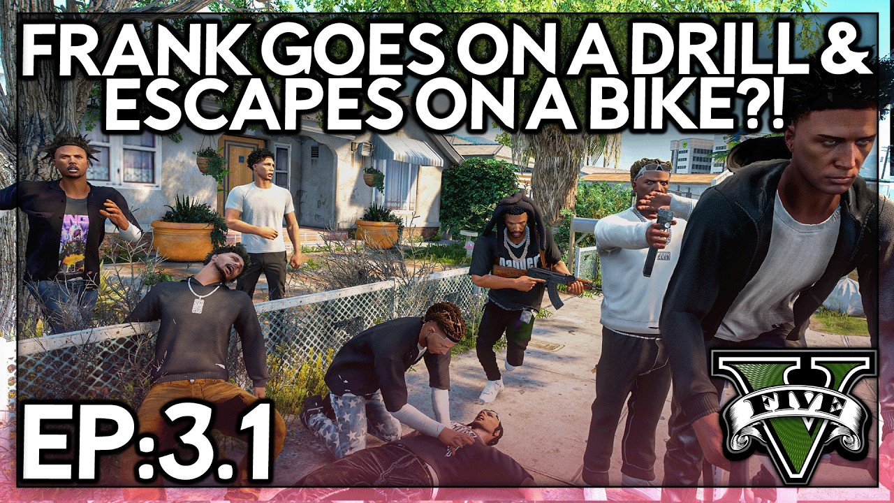 Episode 3.1: Frank Goes On a Drill & Escapes On a Bike?! | GTA RP | Iconic RP