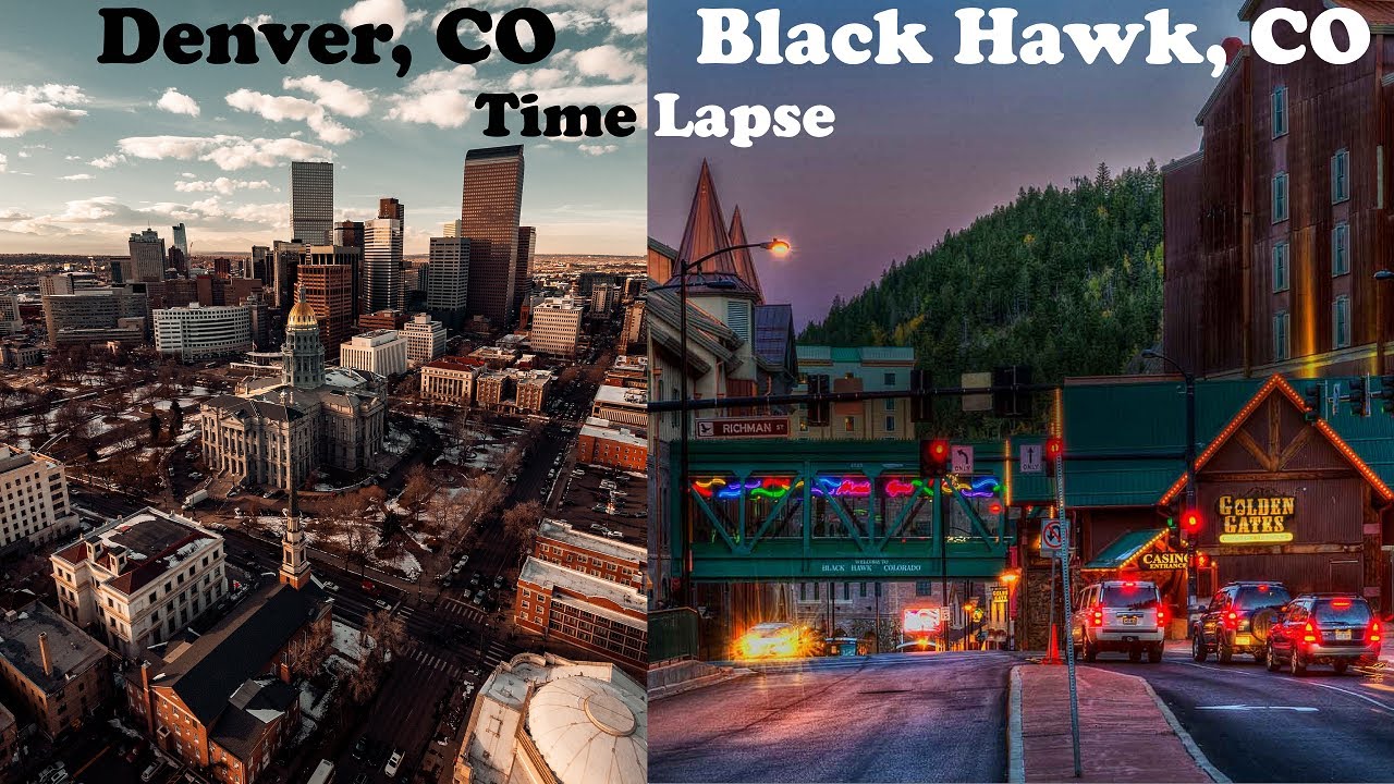 Denver, CO to Black Hawk, CO Drive Time Lapse