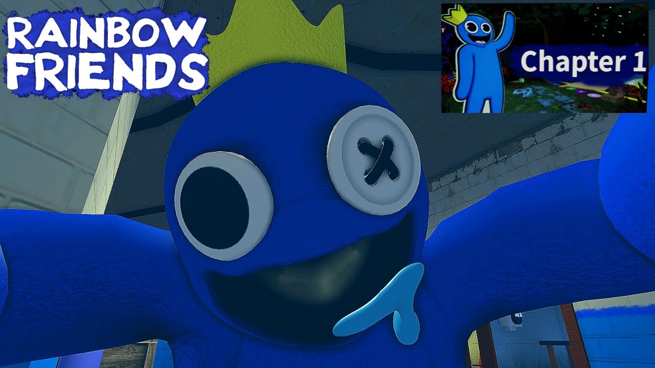 Rainbow Friends Chapter 1 : Roblox horror gameplay walkthrough