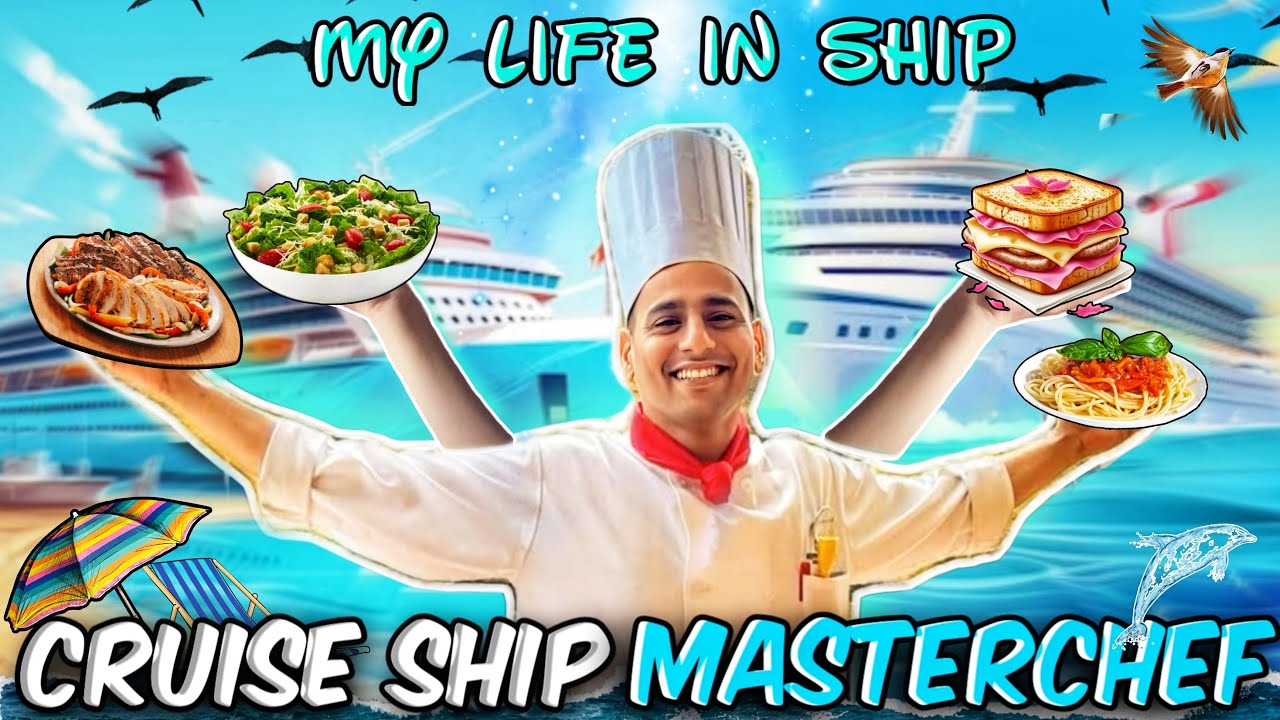 A DAY IN LIFE OF A CHEF ON A CRUISE SHIP 🛳️ | Cooking for 4000 guests 😳 | theamvlogs