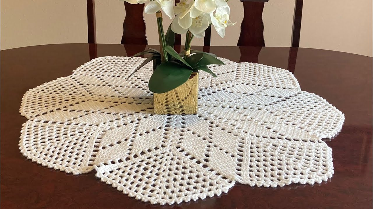 Centro de mesa a crochet paso a paso 🧶