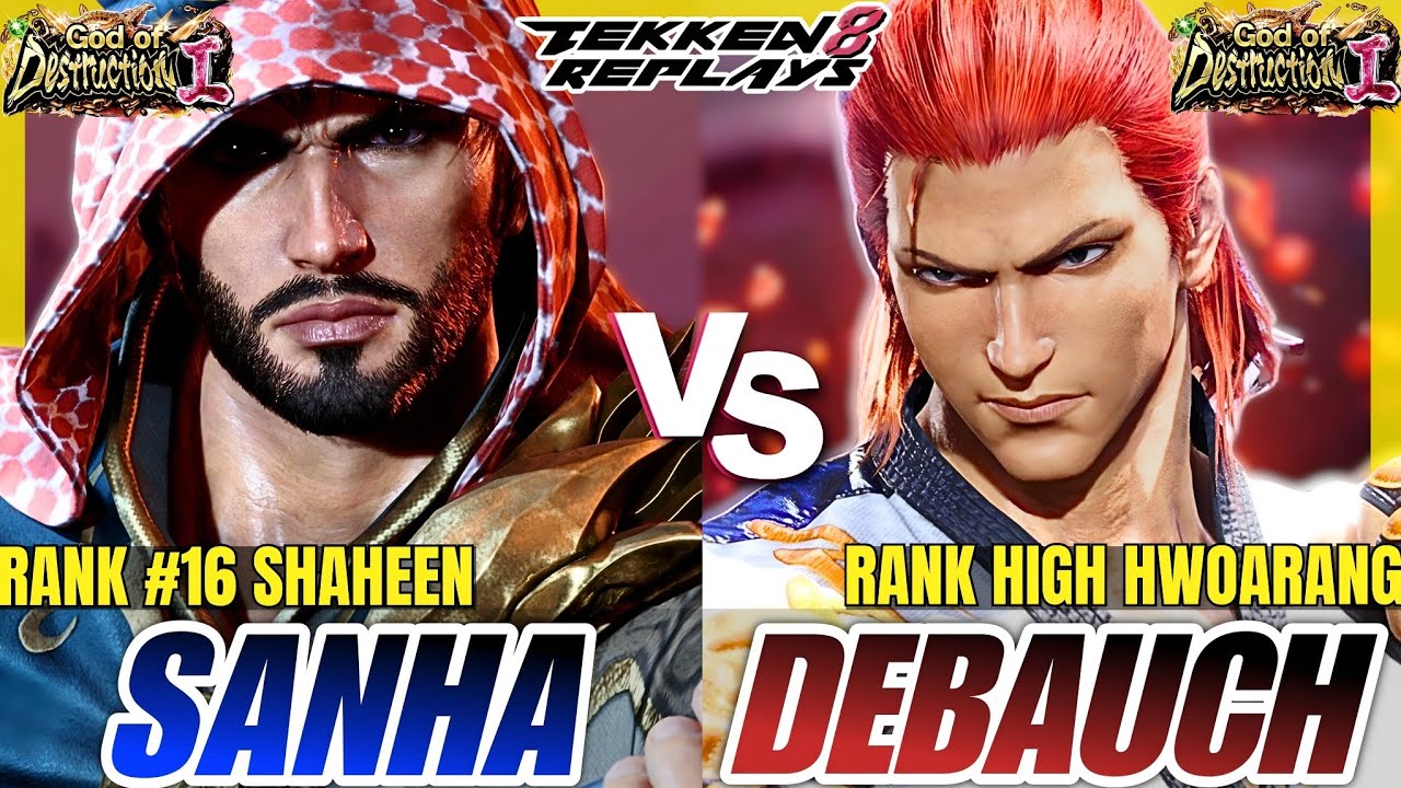 Tekken 8 - Sanha (Shaheen) vs DebaucheeDH (Hwoarang) - Epic Ranked Match