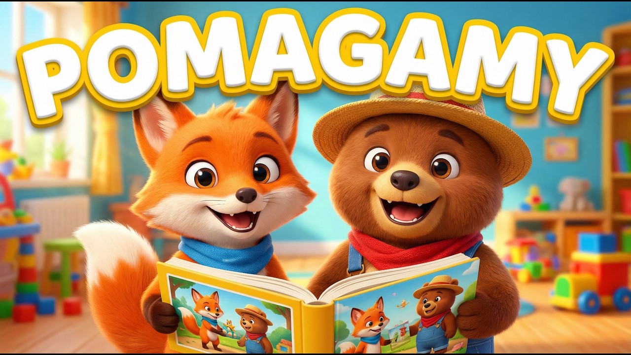 Pomagamy Sobie! 🦊 Piosenka o Wsp&oacute;łpracy i Empatii dla Dzieci | Lisek Lulij & Bomboo