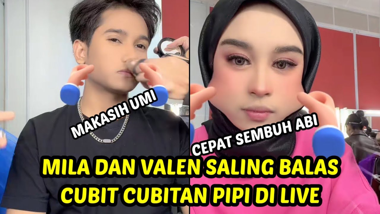 Valen lagi demam, umi mila nyemangatin abi dari cibit pipi