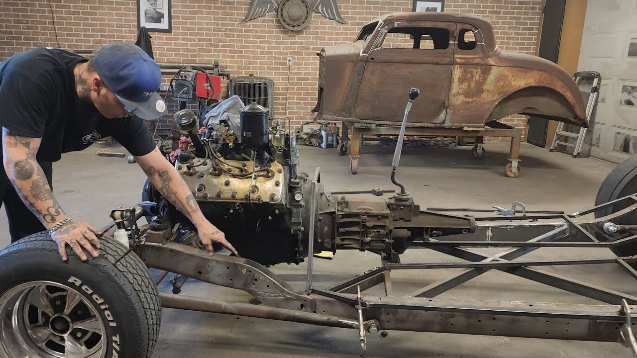 Bad Chad builds the floor and Nate builds the driveshaft 👏