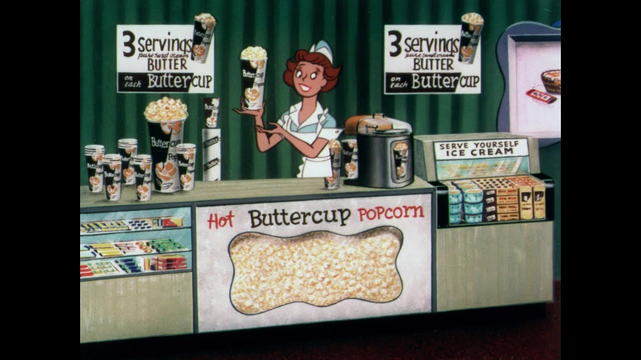 Buttercup Popcorn with special info in the description (1950s) [FTD-0399]