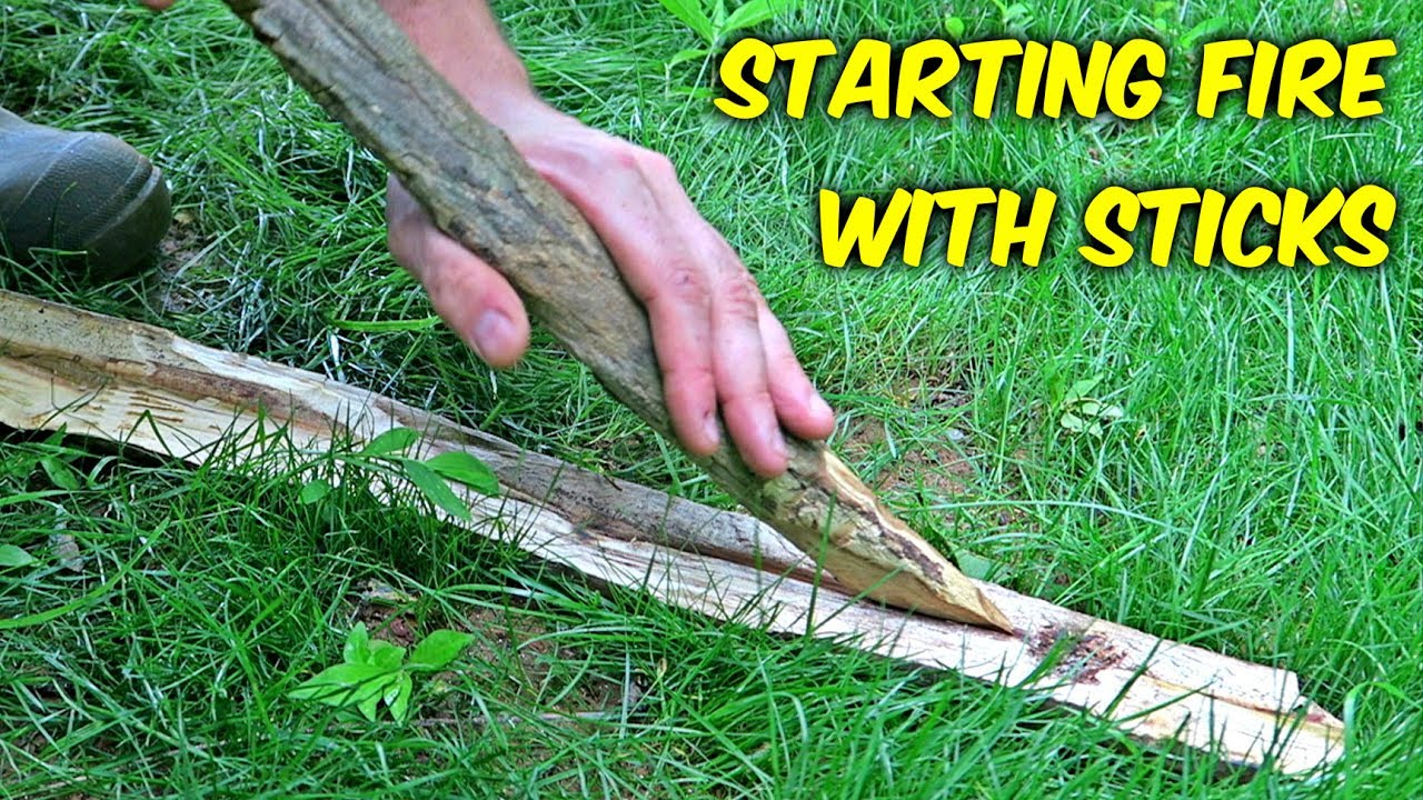 Starting Fire with Sticks - 