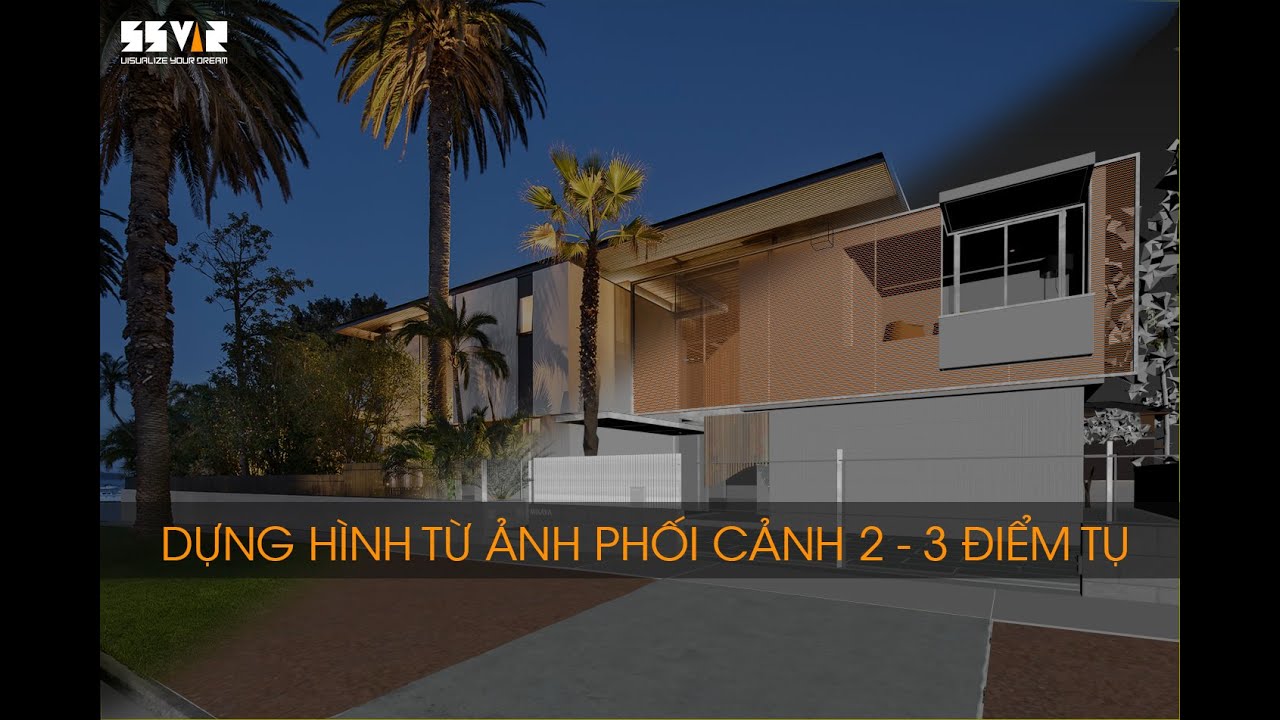 [3DS MAX] Dựng hình từ ảnh - chuẩn đến 96,69% trong 3ds Max (P.1)