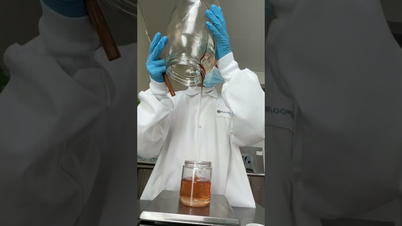 Prepping Delta-8 THC Distillate #shorts #distillate #rawmaterials