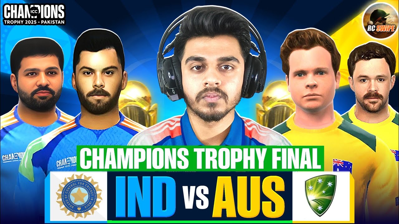 *FINAL* Record Chase! IND Vs AUS - Champions Trophy 2025 - Real Cricket Swipe
