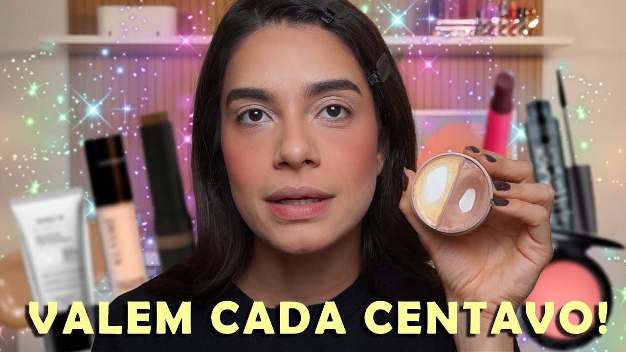 ESSAS MAQUIAGENS SÃO TÃO BOAS que EU USEI ATÉ O FINAL 😱