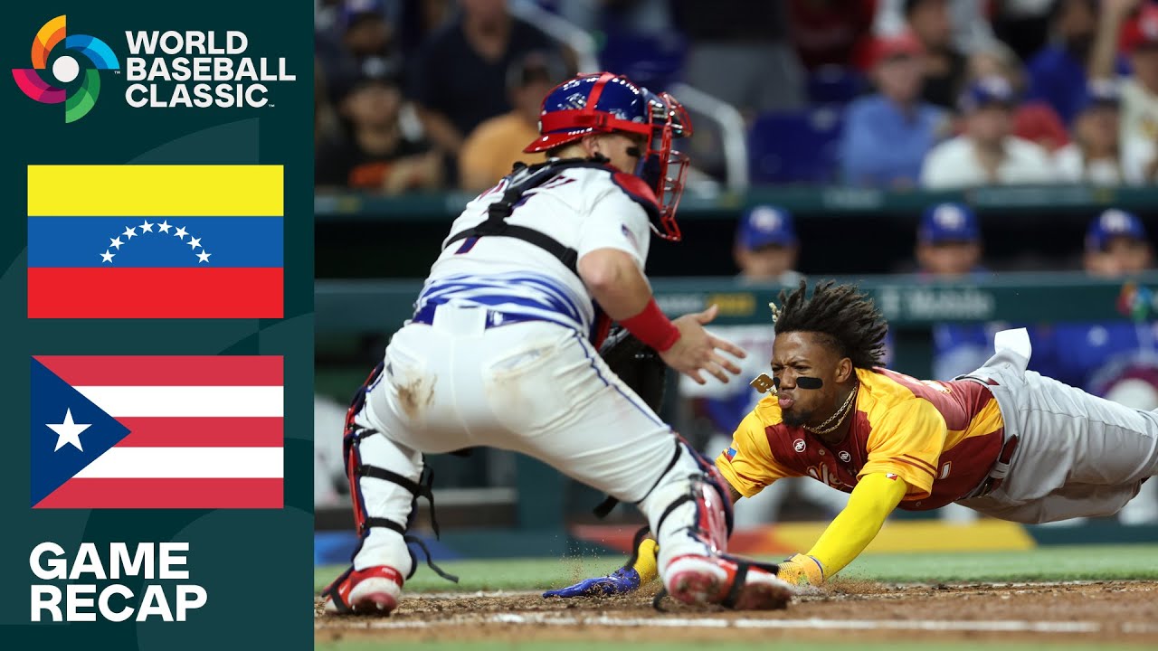 Лучшие моменты матча Венесуэла — Пуэрто-Рико | World Baseball Classic 2023
