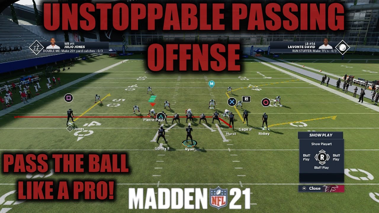 THE MOST EFFECTIVE WAY TO PASS THE BALL IN MADDEN 21! EASY PASSING OFFENSE BEATS ANY DEFENSE!