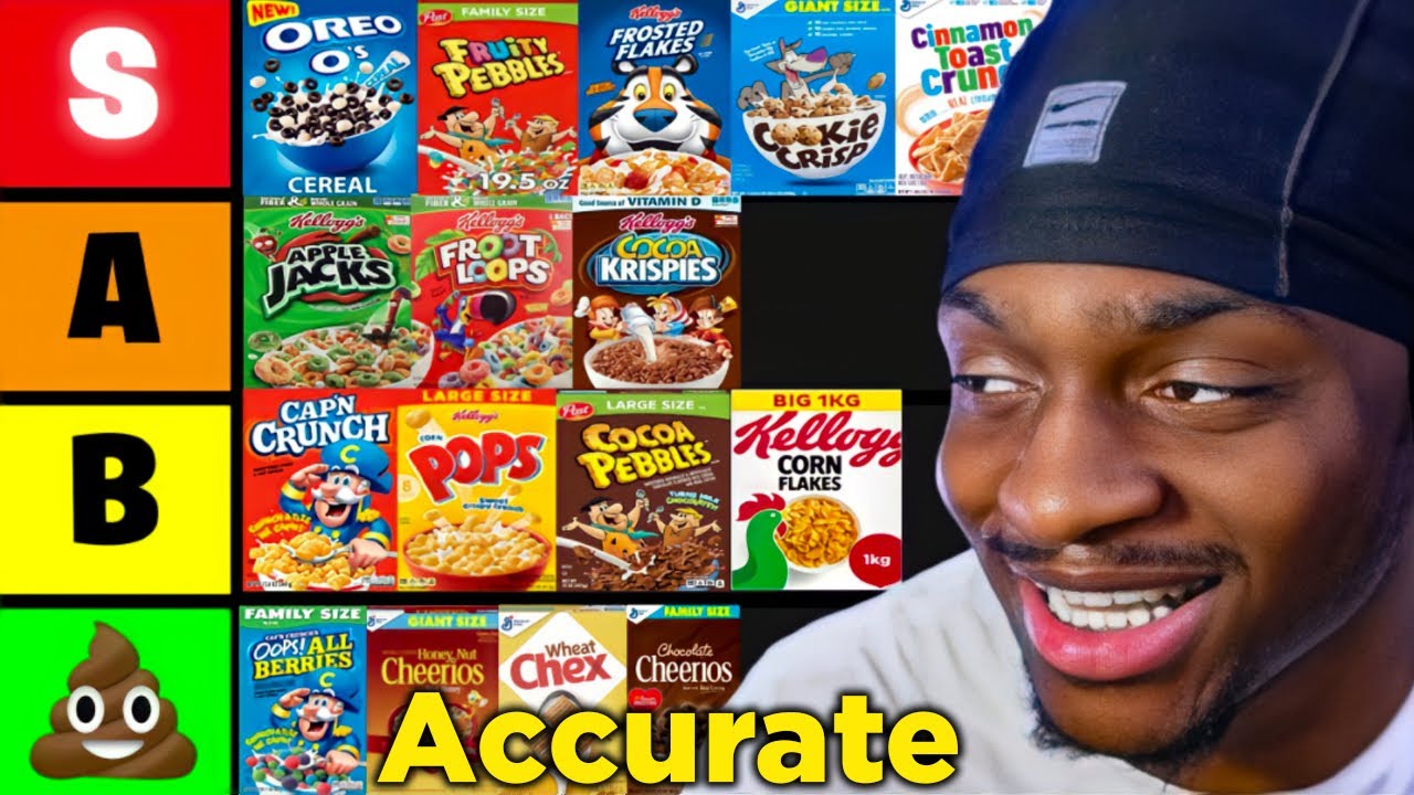 I Created the BEST Cereal Tier list with my Supporters!