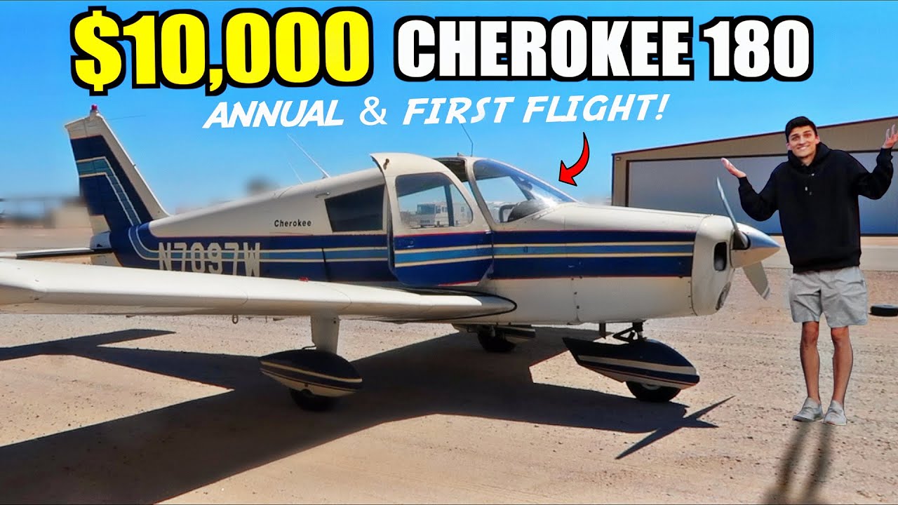 Выясняем, что не так с нашим Piper Cherokee 180 стоимостью 10 000 долларов во время ежегодного...
