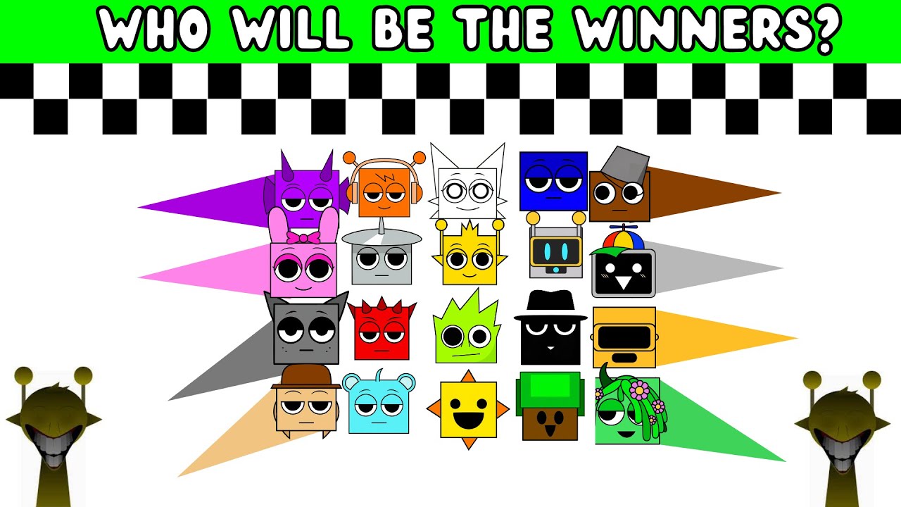 Sprunki Square Race: Clash of the Winners